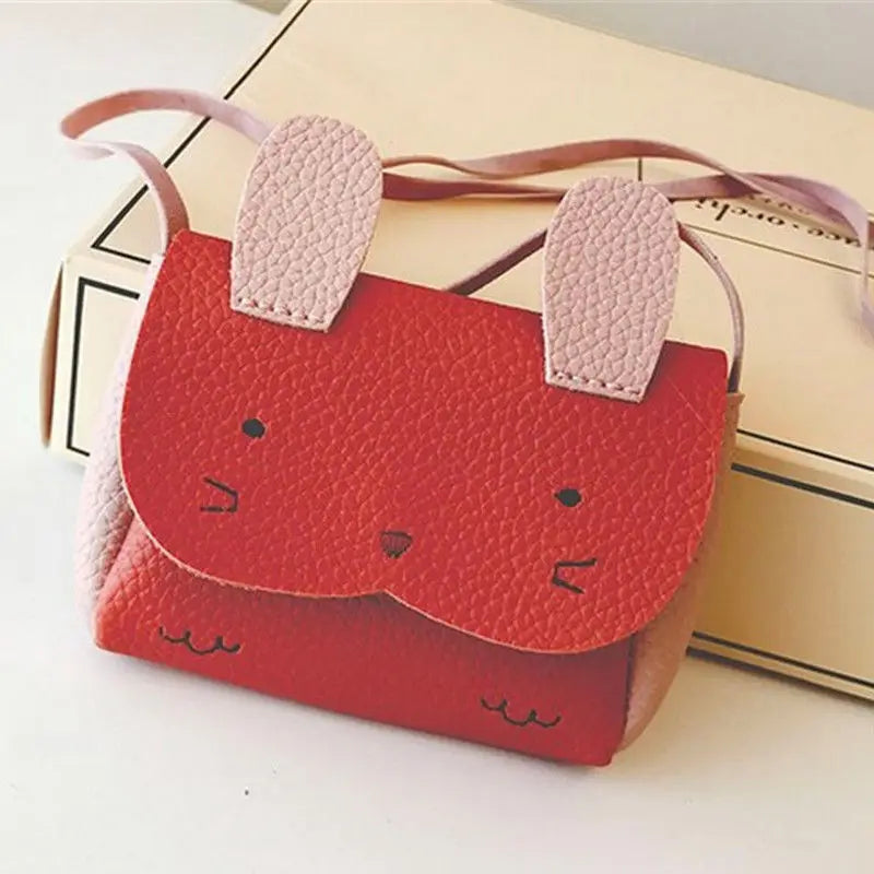 Baby Kids Girl Bunny Shoulder Bag Cute Animal Storage Crossbody Messenger Bags Handbag Kids Gifts School Bags