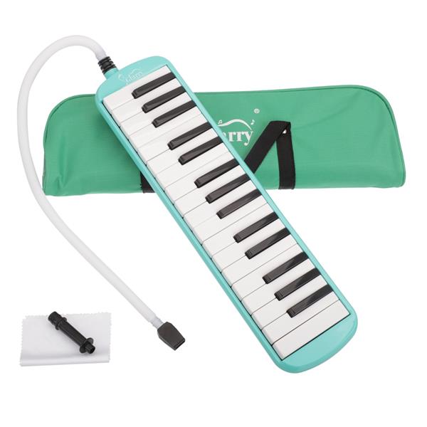 32-Key Melodica with Mouthpiece & Hose & Bag Black - Executive-Skincare