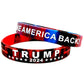 Trump 2024 Campaign Bracelet With Silicone Material Election Merchandise Adult Size Packaged Inspirational Wristbands Voter Gift - Image #4