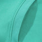 Mint Green Half Zip Kangaroo Pocket Drop Shoulder Hoodie - Image #7