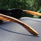 Zebrawood Sunglasses, Stars and Bars With Wooden Case, Polarized,