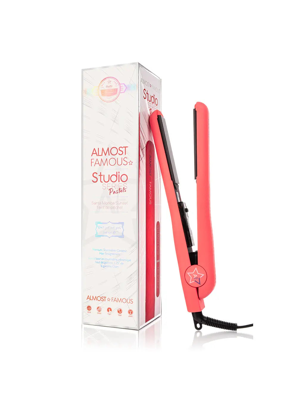 Almost Famous 1.25" Studio Series Flat Iron with Luxe Gemstone Plates - Image #2