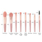 8Pcs Mini Travel Soft Makeup Brushes Set Portable Eye Shadow Brush Foundation Powder Eyelash Concealer Blush Make Up Brush Set - Image #6