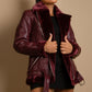 Faux Fur Collar Aviator Jacket (11729)