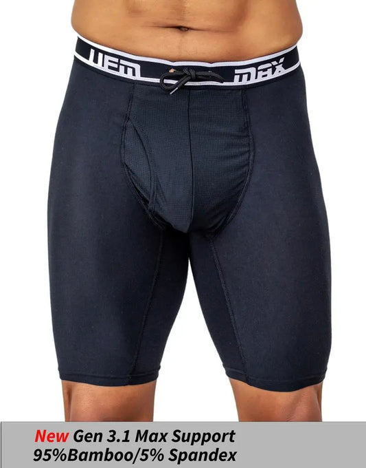 Cool Bamboo 9" Boxer Brief - MAX Support - Image #1