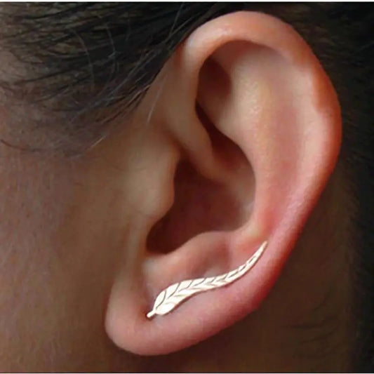 Leaf Crawler Earrings - Image #1