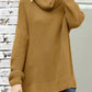 Fashion Khaki Cozy Long Sleeves Turtleneck Sweater