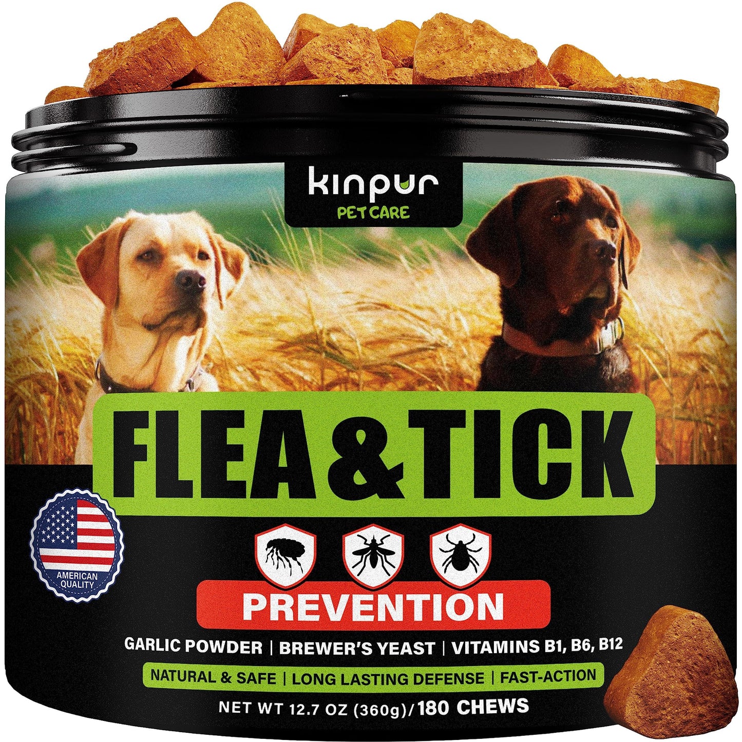 Flea and Tick Prevention Chewable for Dogs No Collars Needed