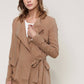 Women's Wrap Trench Coat In Sand