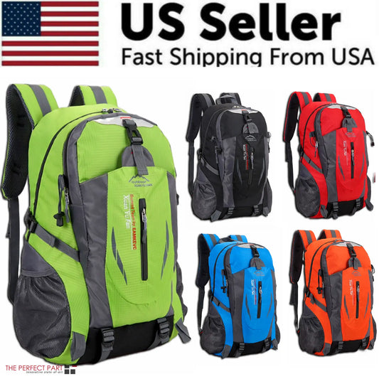 40L Men Women Travel Backpack Rucksack Camping Laptop Hiking School - Image #1