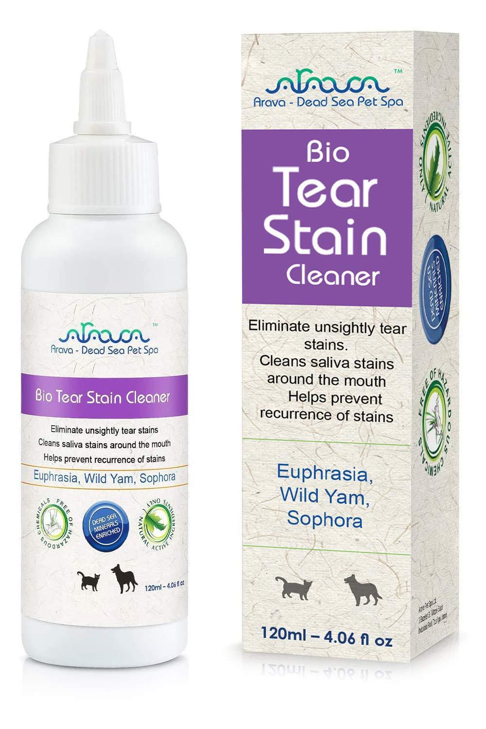 Arava   Tear Stain Remover   Eye Stain Cleaner for Dogs & Cats