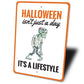 Halloween Lifestyle Sign