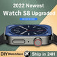 2022 NEW Smartwatch HW8 Max Men 1.99&quot; full screen NFC Right angle design bluetooth call Women Smart Watch PK DT7 W57 W27 HW22 - Executive-Skincare