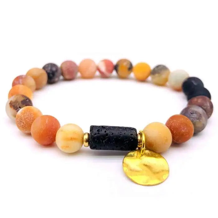 Sun Goddess Lava Stone Essential Oil Bracelet Amazon - Image #1