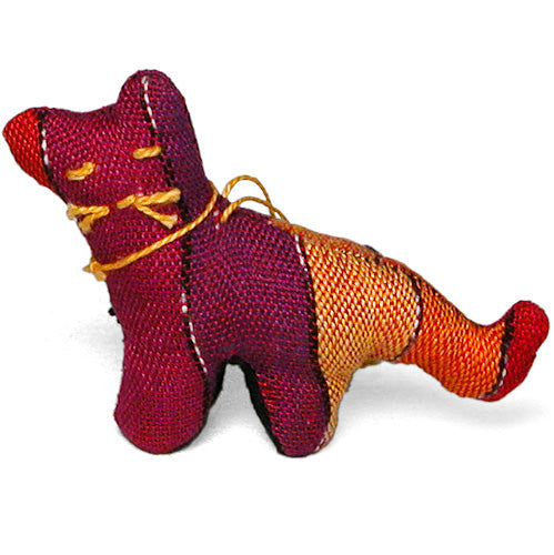 Handwoven Cat Ornament