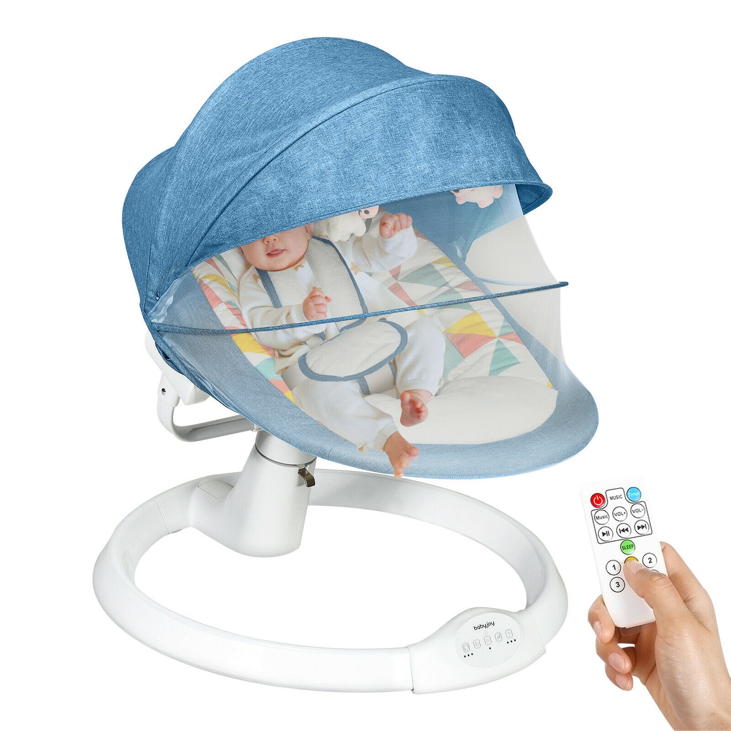 Electric Baby Rocker Bouncer Chair with Mosquito Net