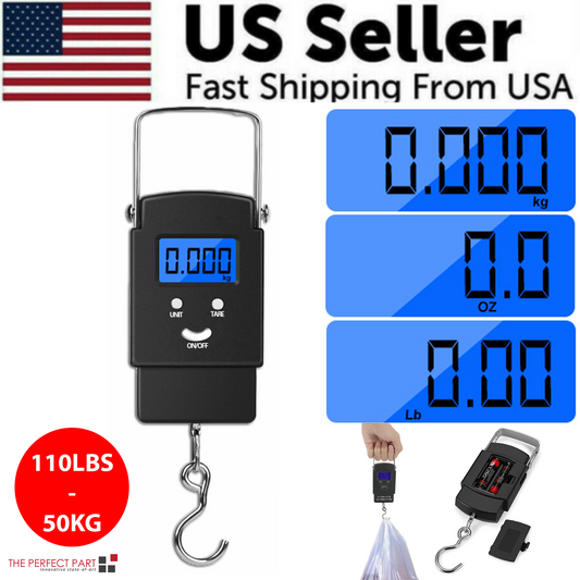 Portable Fish Scale Travel LCD Digital Hanging Luggage Electronic