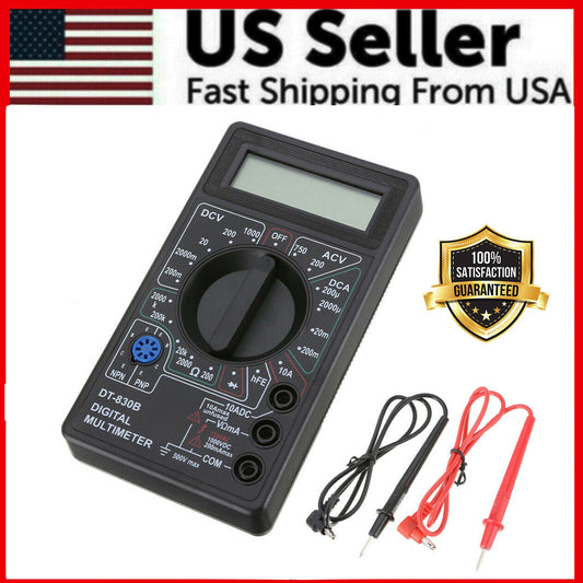 7 Fn Digital Multimeter AC DC Voltage Volt 10 Amp Current Resistance