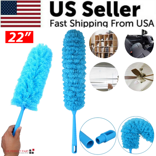 Microfiber Duster Cleaning Brush Dust Cleaner Bendable Handle Soft