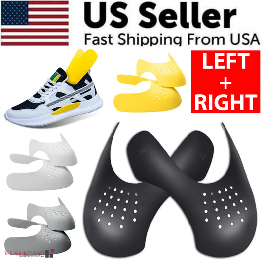 Pair Sneaker Shoe Anti Crease Protector Decreaser Toe Force Creasing - Image #1