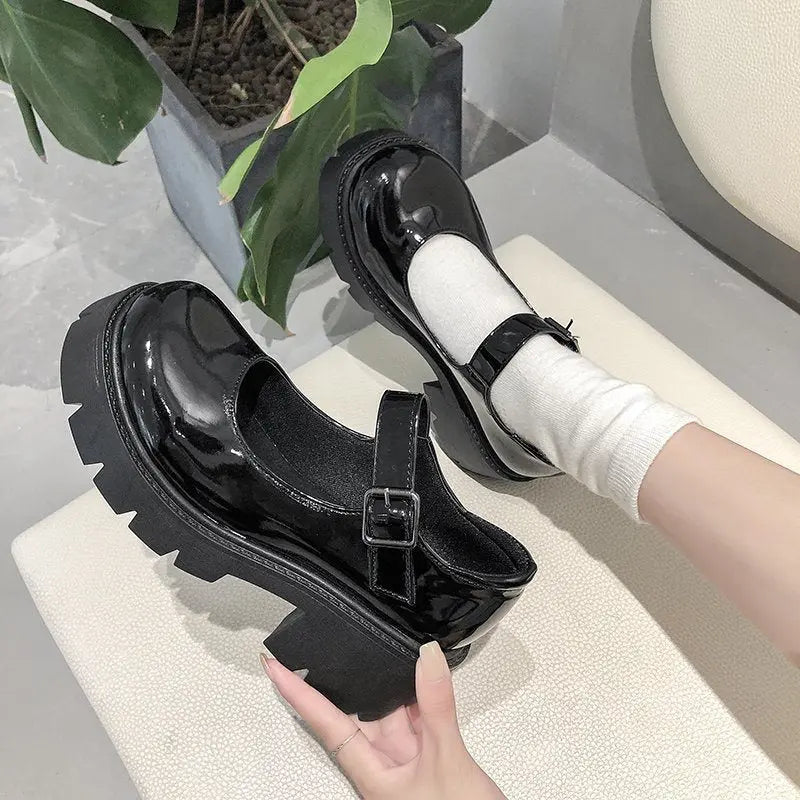 shoes heels mary janes Pumps platform Lolita shoes on heels Women&#39;s shoes Japanese Style Vintage Girls High Heel shoes for women - Executive-Skincare