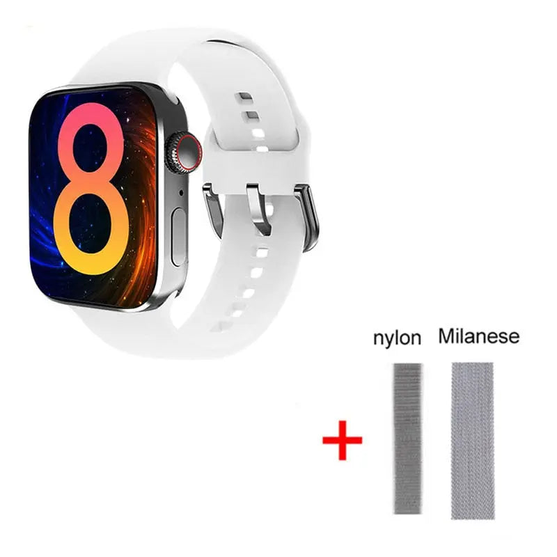 2022 NEW Smartwatch HW8 Max Men 1.99&quot; full screen NFC Right angle design bluetooth call Women Smart Watch PK DT7 W57 W27 HW22 - Executive-Skincare