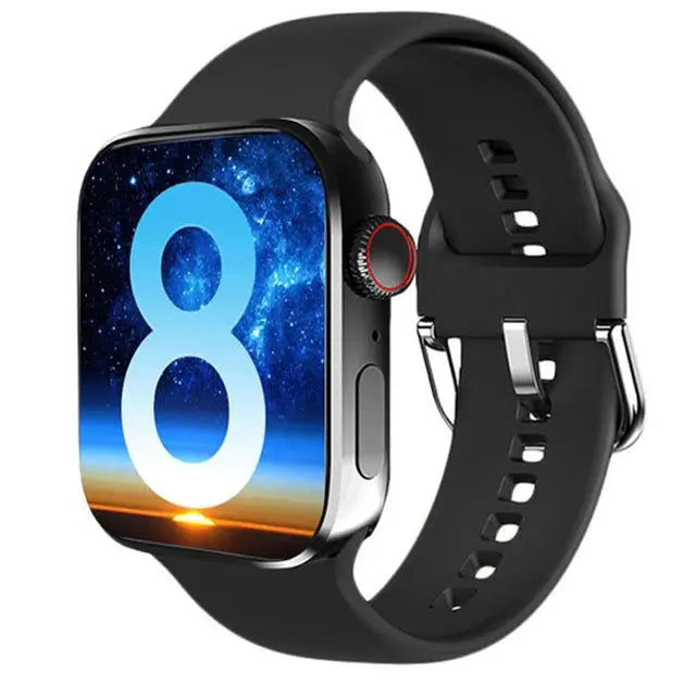 2022 NEW Smartwatch HW8 Max Men 1.99&quot; full screen NFC Right angle design bluetooth call Women Smart Watch PK DT7 W57 W27 HW22 - Executive-Skincare