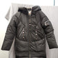 Casual hooded women winter coat parka Zipper pocket padded jacket coat