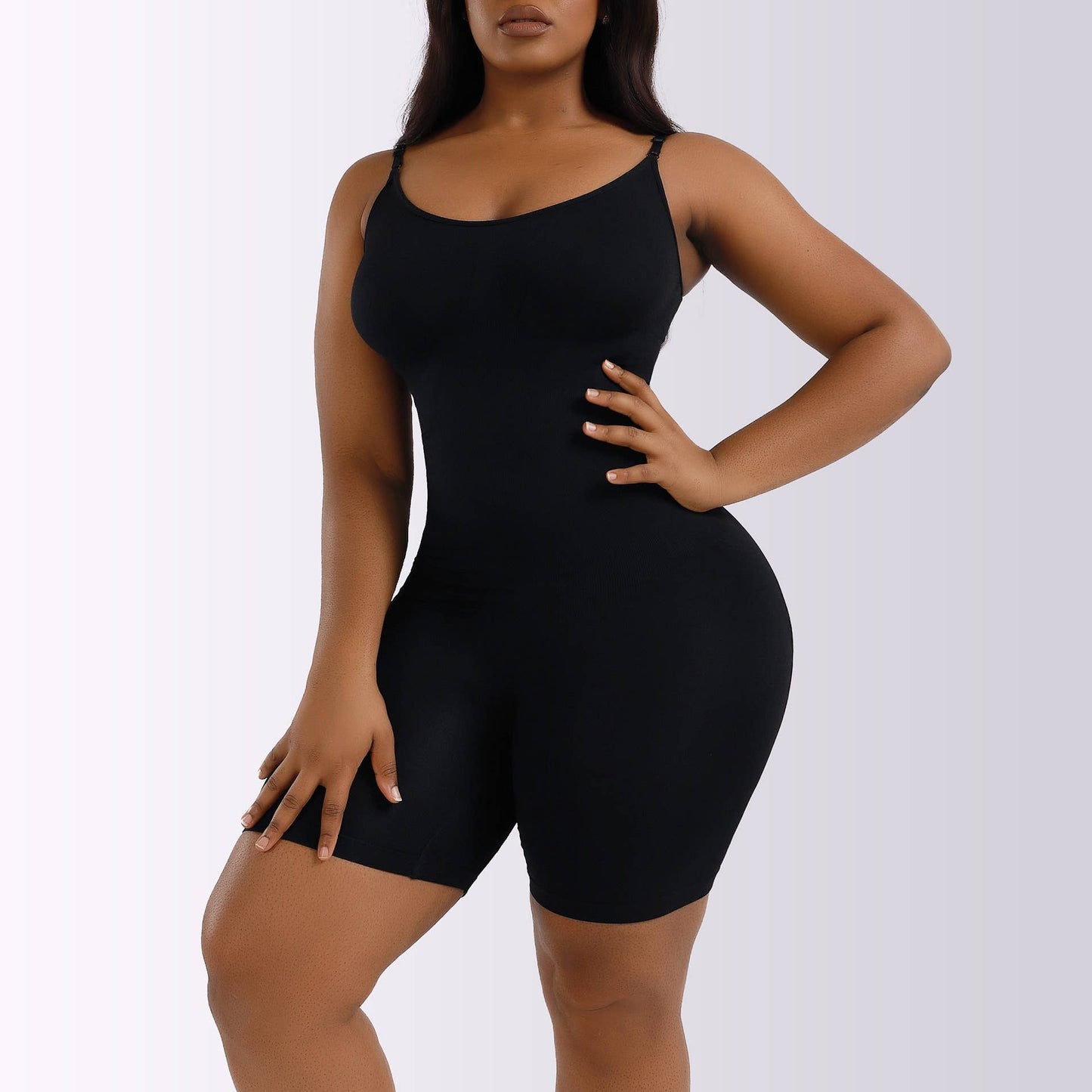 Shapewear Playsuit Seamless Bodysuit [Available in Beige or Black]