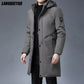 Top Quality Winter Thicken New Brand Designer Casual Fashion Outwear Parkas Jacket Men Longline Windbreaker Coats Men Clothing - Executive-Skincare