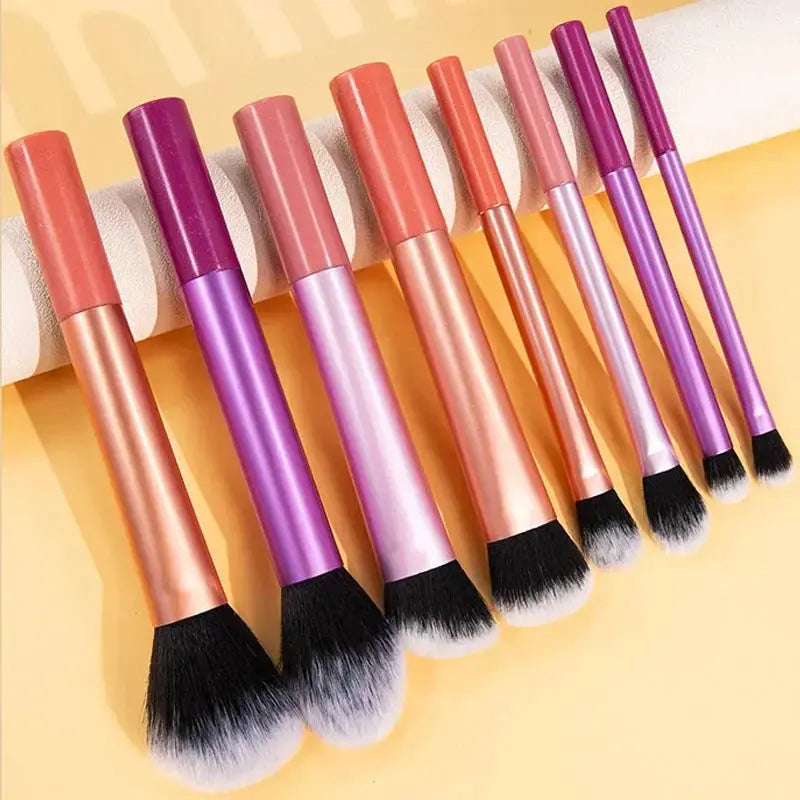 8PCS Makeup Brushes Set For Cosmetic Foundation Powder Blush Eyeshadow Kabuki Blending Make Up Brush Beauty Tool - Image #6