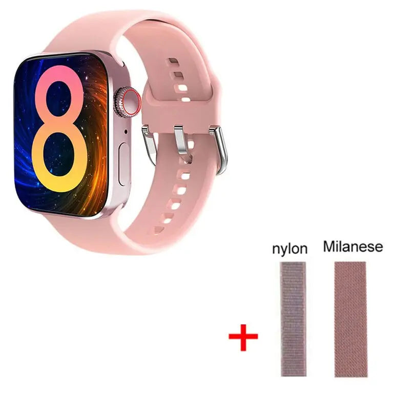 2022 NEW Smartwatch HW8 Max Men 1.99&quot; full screen NFC Right angle design bluetooth call Women Smart Watch PK DT7 W57 W27 HW22 - Executive-Skincare