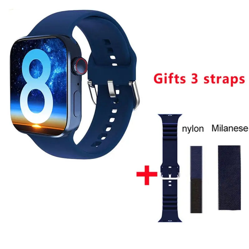 2022 NEW Smartwatch HW8 Max Men 1.99&quot; full screen NFC Right angle design bluetooth call Women Smart Watch PK DT7 W57 W27 HW22 - Executive-Skincare