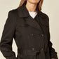 Spring/Summer Military Double Breasted Trench Coat (9049-SP)