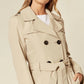 Spring/Summer Military Double Breasted Trench Coat (9049-SP)