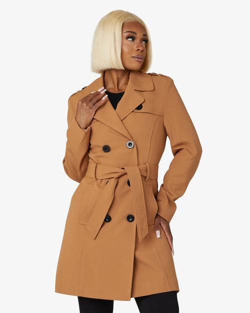 Spring/Summer Military Double Breasted Trench Coat (9049-SP)