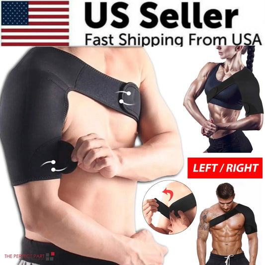 Shoulder Brace Support Compression Sleeve Torn Rotator Cuff Relief - Image #1