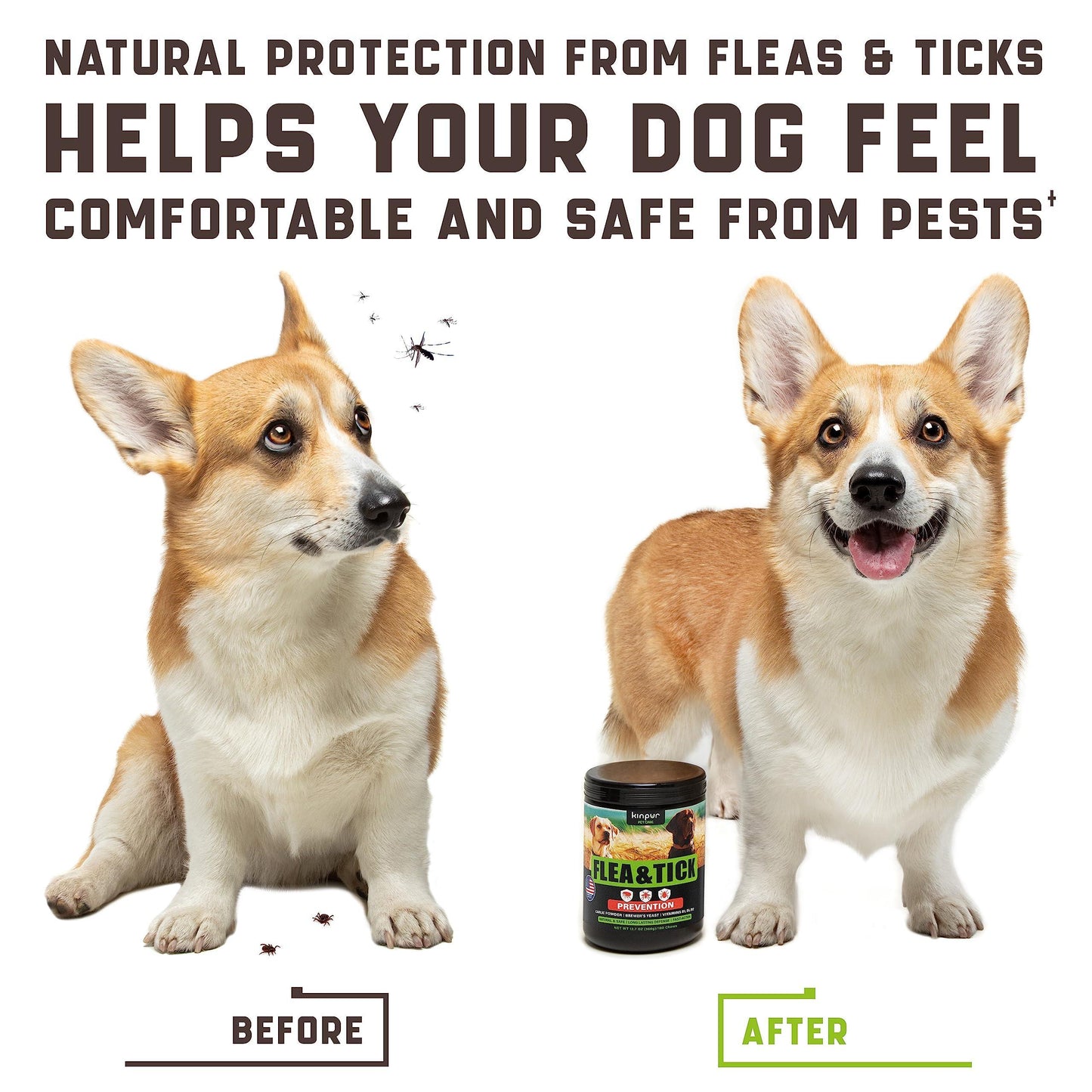 Flea and Tick Prevention Chewable for Dogs No Collars Needed