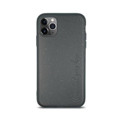 Biodegradable Personalized Phone Case - Black