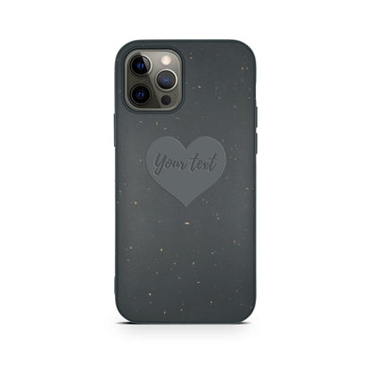 Biodegradable Personalized Phone Case - Black