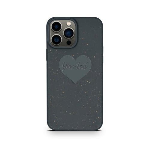 Biodegradable Personalized Phone Case - Black