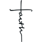 Faith Cross - Metal Wall Art
