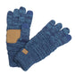 CC Brand Multi-Toned Touchscreen Tech Phone Gloves Winter Accessories