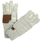 CC Brand Multi-Toned Touchscreen Tech Phone Gloves Winter Accessories