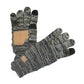 CC Brand Multi-Toned Touchscreen Tech Phone Gloves Winter Accessories