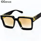 2023 Square Large Frame Luxury Brand Sunglasses Men Women Fashion Uv400 Glasses