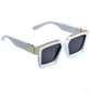 2023 Square Large Frame Luxury Brand Sunglasses Men Women Fashion Uv400 Glasses