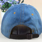 New Denim Hip Hop Caps Fashion Leisure Woman Cap With Water Drop Rhinestones Vintage Jean Cotton Baseball Caps