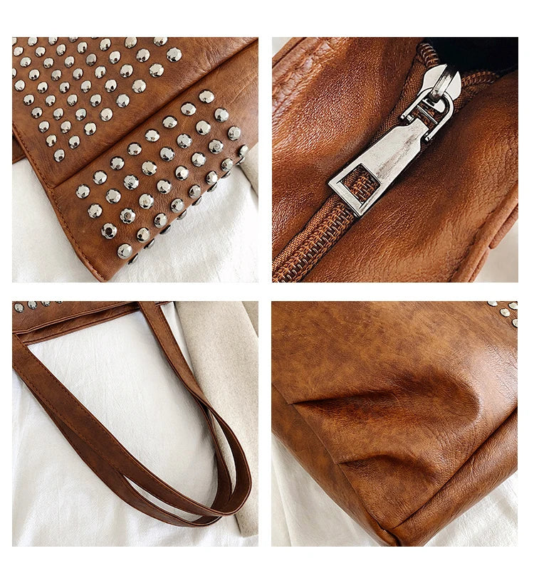 Rivet Shoulder Bags