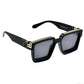 2023 Square Large Frame Luxury Brand Sunglasses Men Women Fashion Uv400 Glasses